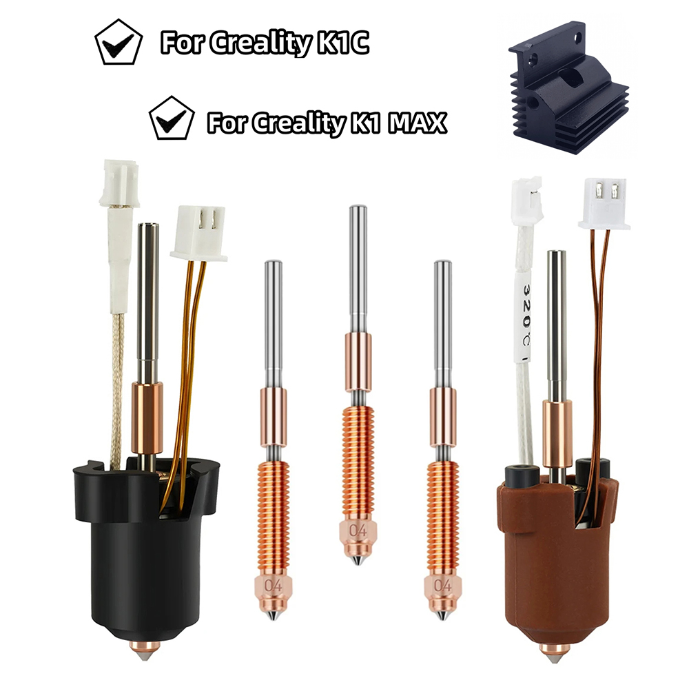 High Flow Ceramic Hotend - Kit Hotend para Creality K1/K1C/K1 Max: