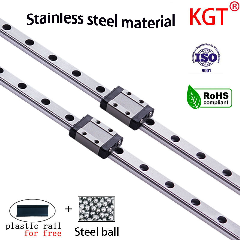 Linear Rail Mgn12H Set - Guia linear de aço inoxidável para