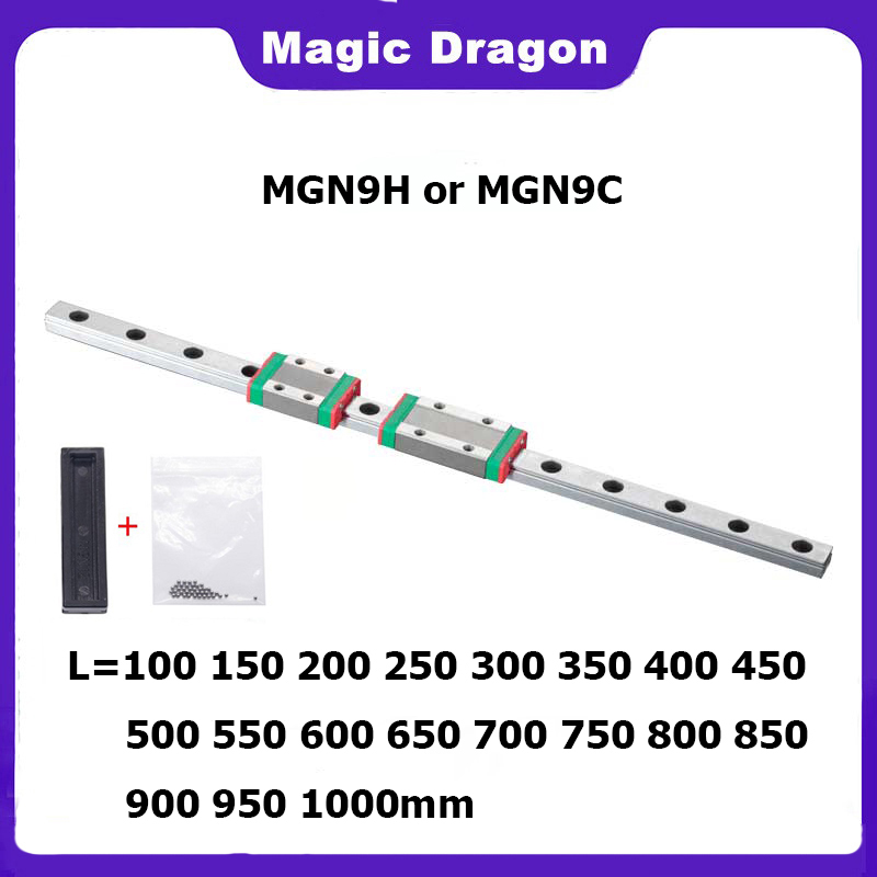Linear Rail Mgn12H Set - NOVO Guia Linear de 9mm MGN9