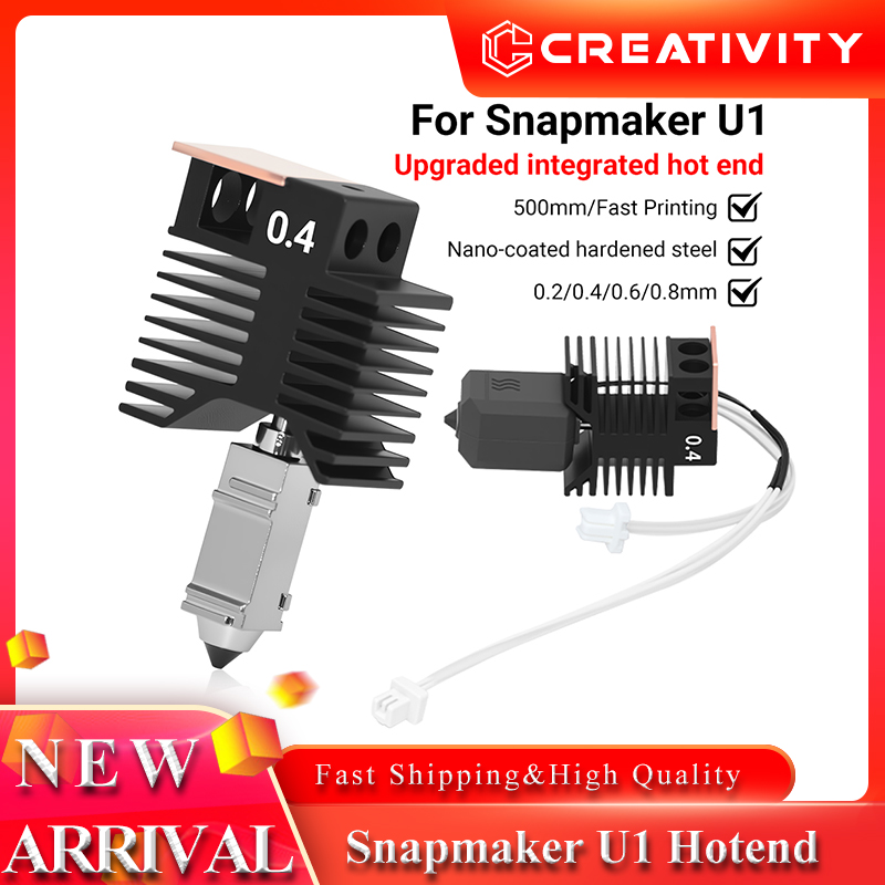 High Flow Ceramic Hotend - Kit Hotend para Snapmaker U1 0.4mm