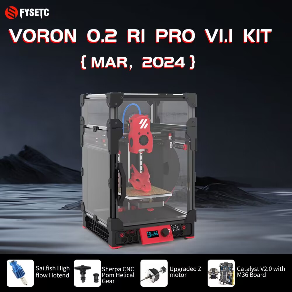 Corexy 3D Printer Kit - 2025FYSETC Alta Precisão Voron V0.2 R1