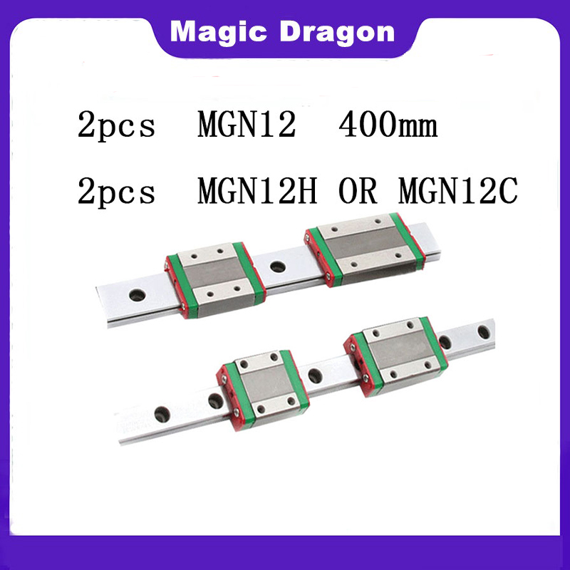 Linear Rail Mgn12H Set - Magic Dragon 2 Peças Guia Linear