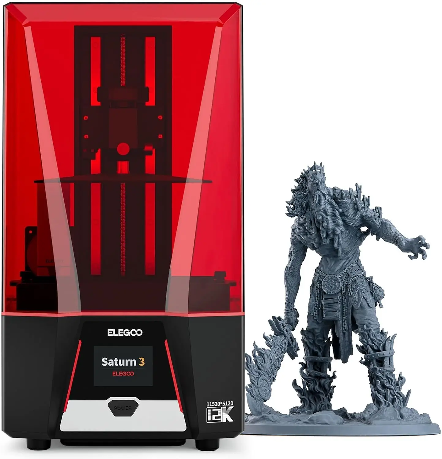 12K Monochrome Lcd Resin 3D Printer - Impressora 3D Saturn 3 MSLA 12K