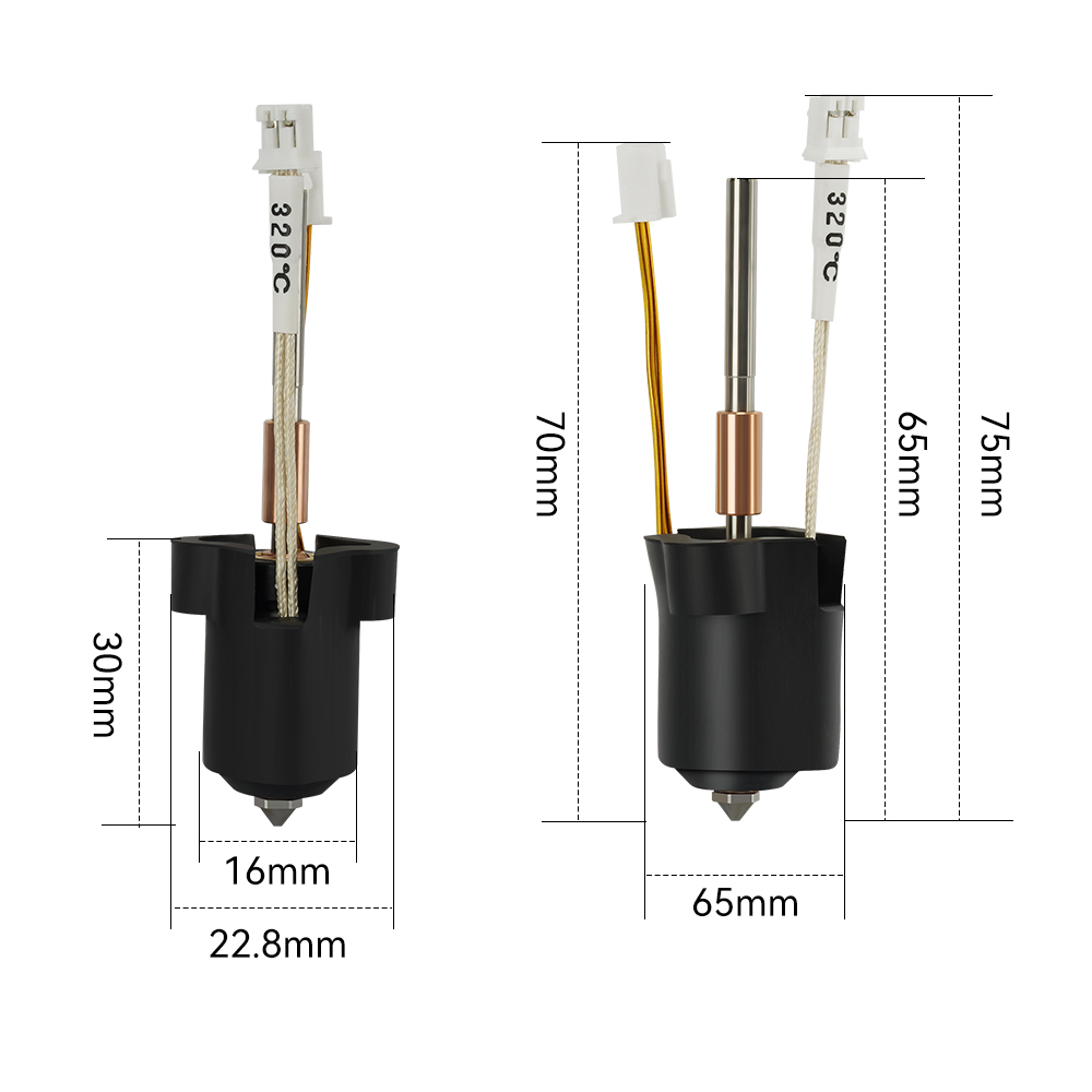 Kit Hotend para Creality K1/K1 - High Flow Ceramic Hotend avaliação e preço