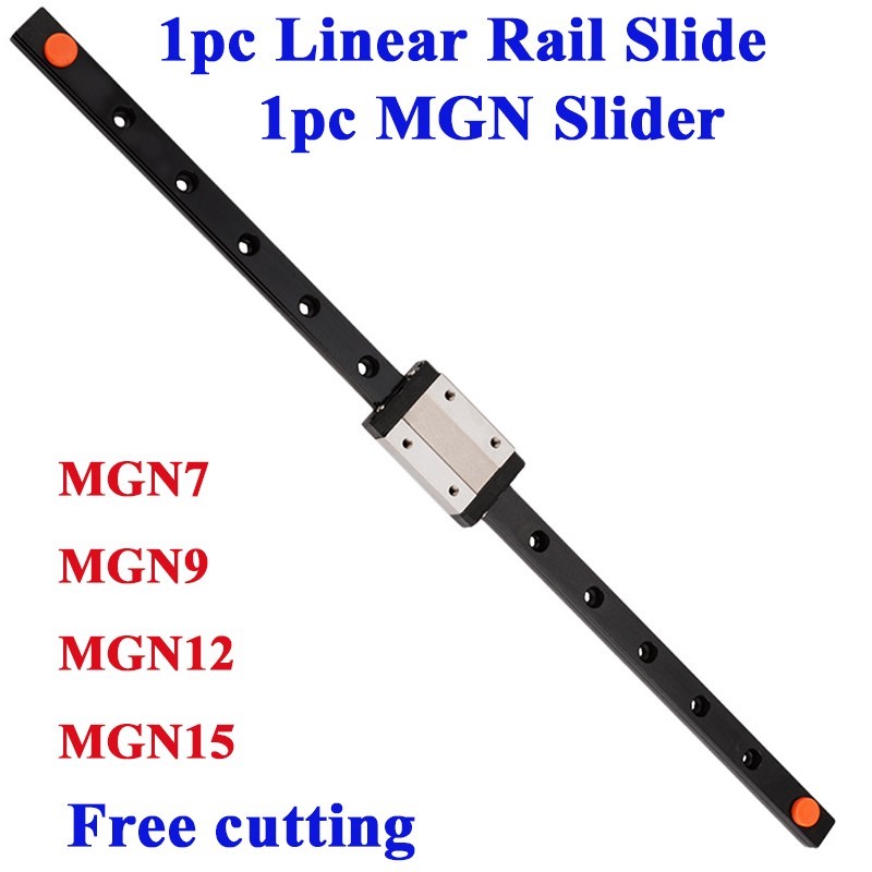 1 peça preto mgn7 mgn9 mgn12 m - Linear Rail Mgn12H Set avaliação e preço