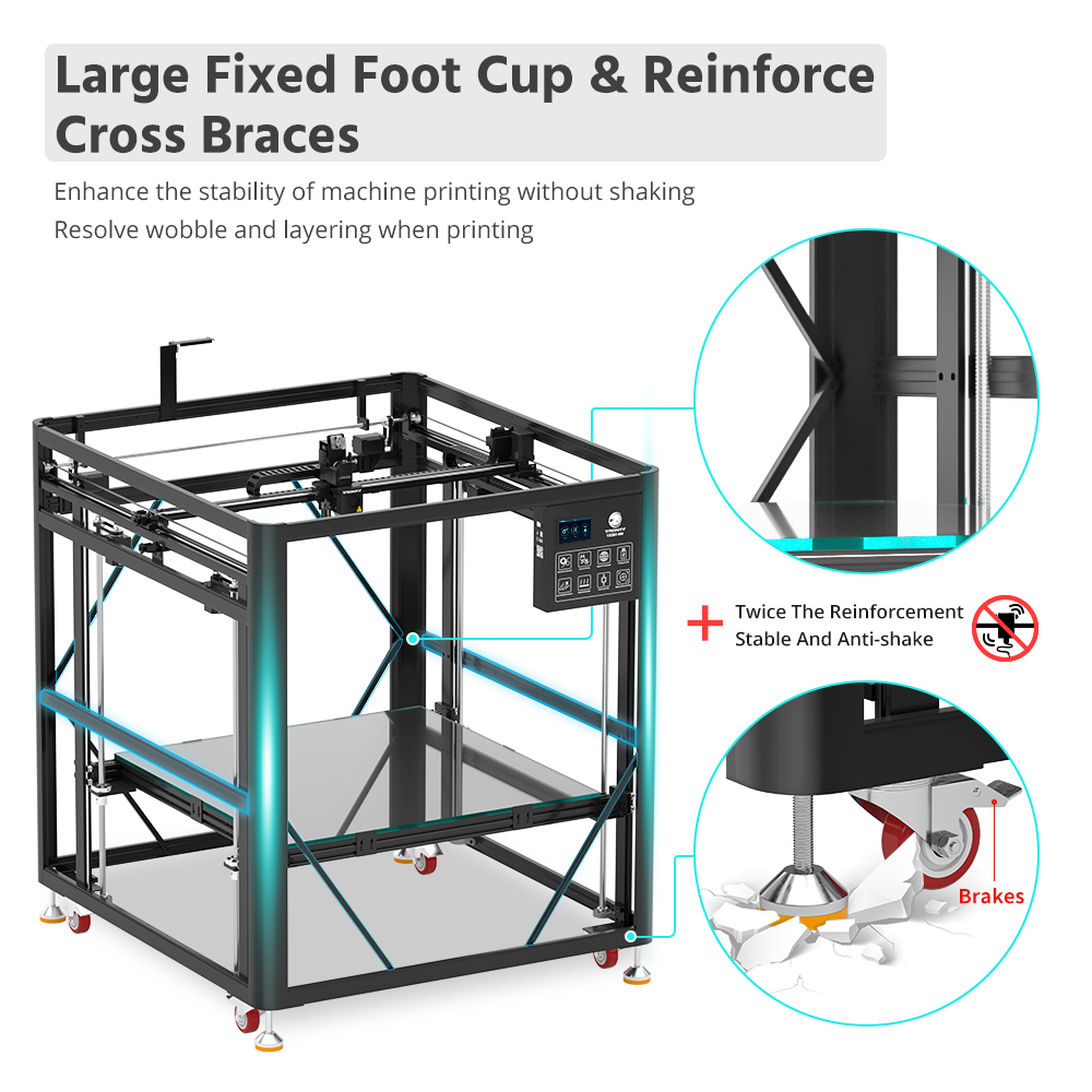 Mais recente Tronxy VEHO Série - Corexy 3D Printer Kit avaliação e preço