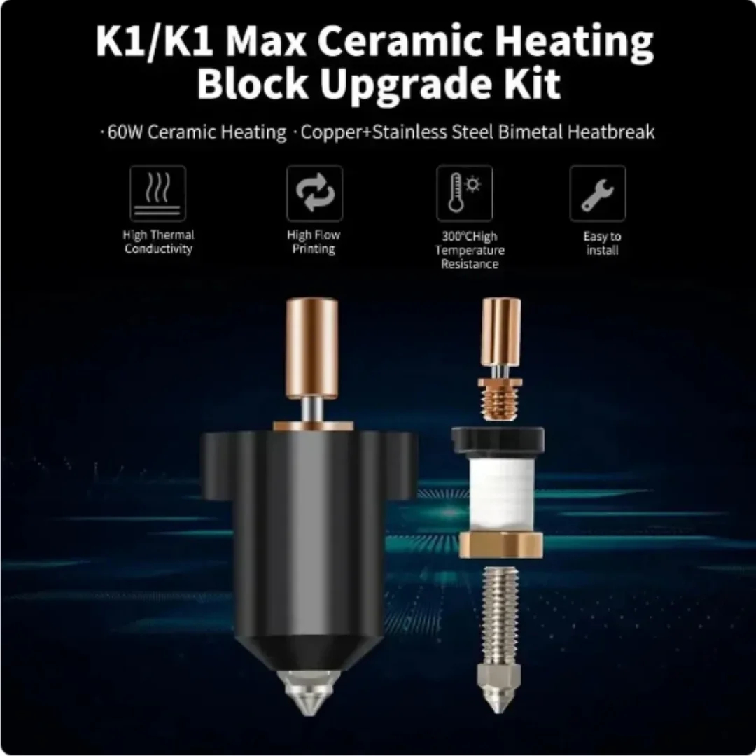 Para Creality K1 / K1 Max Hote - High Flow Ceramic Hotend avaliação e preço