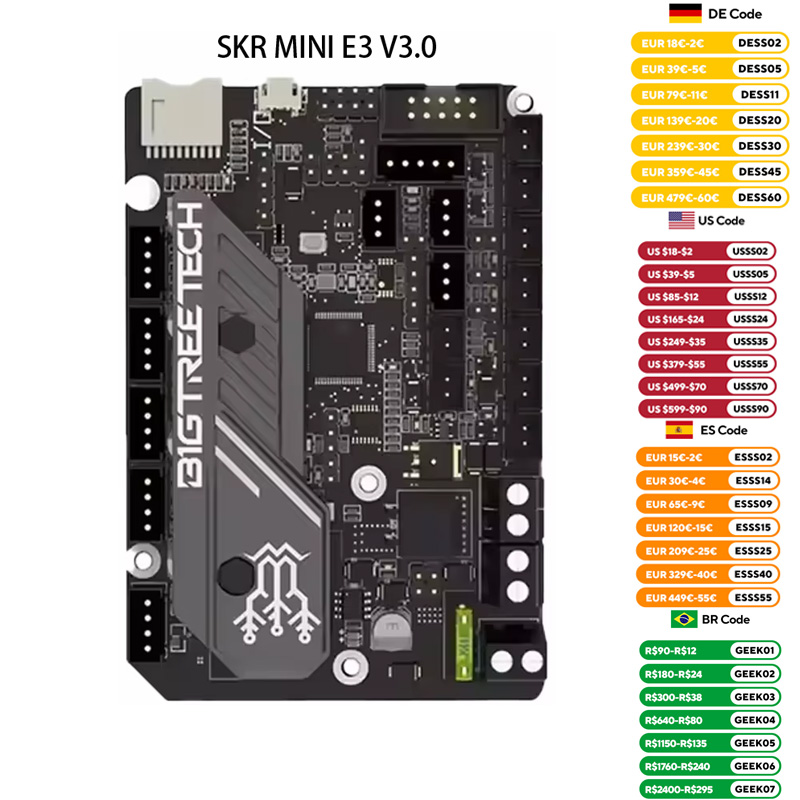 Bigtreetech skr mini e3 v3.0 p - Corexy 3D Printer Kit avaliação e preço